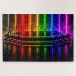 SlipperyJoe's Tanzperformance zum Pride-Jubiläum  Puzzle