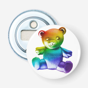 SlipperyJoe's Teddybär aus gebürstetem Metall, san Flaschenöffner