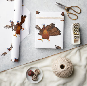 SlipperyJoe's Thanksgiving-Geknatter verantwortung Geschenkpapier