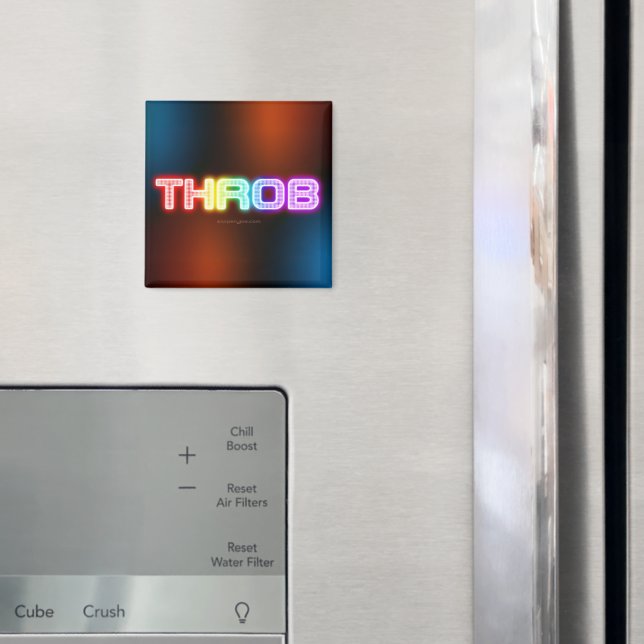 SlipperyJoe's throb Regenbogenförmige Gradientendi Magnet (In Situ (Kühlschrank))