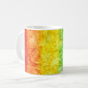 SlipperyJoes tie-gefärbte Flagge Regenbogen in s e Kaffeetasse
