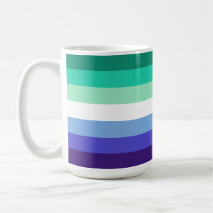 SlipperyJoes trans-inclusive Schwulenflaggen-Palet Kaffeetasse