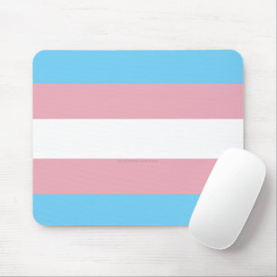 SlipperyJoe's Transgender-Stolzflagge Diversitäts- Mousepad