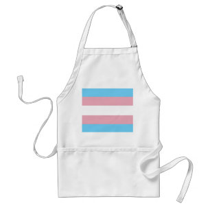 SlipperyJoe's Transgender-Stolzflagge Diversitäts- Schürze