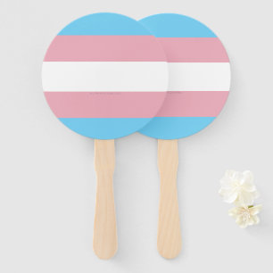 SlipperyJoe's Transgender-Stolzflagge Sichtbarkeit Fächer