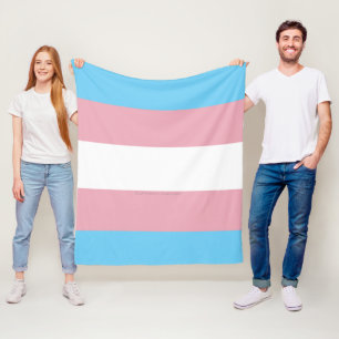 SlipperyJoe's Transgender-Stolzflagge Sichtbarkeit Fleecedecke