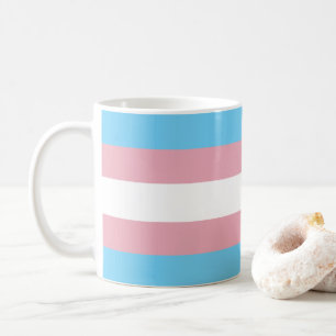 SlipperyJoe's Transgender-Stolzflagge Sichtbarkeit Kaffeetasse