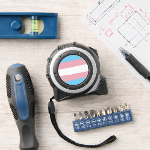 SlipperyJoe's Transgender-Stolzflagge Sichtbarkeit Maßband