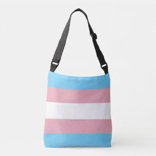 SlipperyJoe's Transgender-Stolzflagge Sichtbarkeit Tragetaschen Mit Langen Trägern