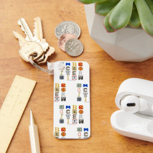 SlipperyJoe's Umarmungs-Diversity-Ausschnitt-Buchs Schlüsselanhänger