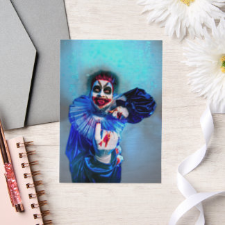 SlipperyJoe's unheimliche Halloween-Clown-Figur be