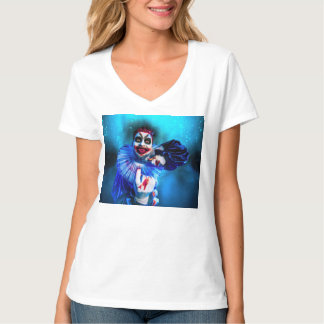SlipperyJoe's unheimliche Halloween-Clown-Figur be T-Shirt