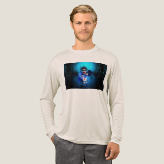 SlipperyJoe's unheimliche Halloween-Clown-Figur be Tri-Blend Shirt