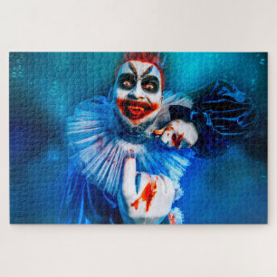 SlipperyJoe's unheimliche Halloween-Clown-Figur ve Puzzle