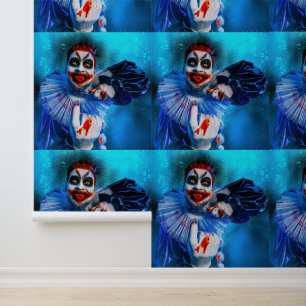 SlipperyJoe's unheimliche Halloween-Clown-Figur ve Tapete