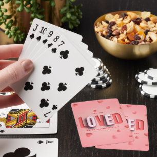 SlipperyJoe's Valentinstag-Geschenke romantischer  Spielkarten