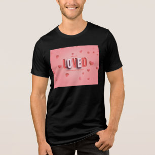 SlipperyJoe's Valentinstag-Geschenke romantischer Tri-Blend Shirt