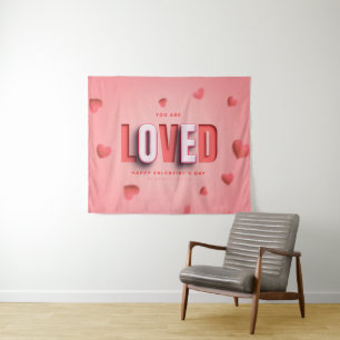 SlipperyJoe's Valentinstag-Geschenke romantischer Wandteppich