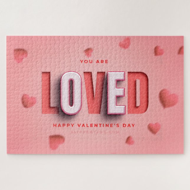 SlipperyJoe's Valentinstagsgeschenke romantischer  Puzzle (Horizontal)