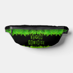 SlipperyJoe's vegane feministische aufmerksamkeits Bauchtasche