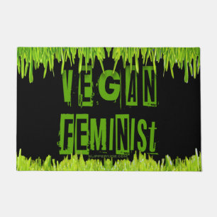 SlipperyJoe's vegane feministische aufmerksamkeits Fußmatte