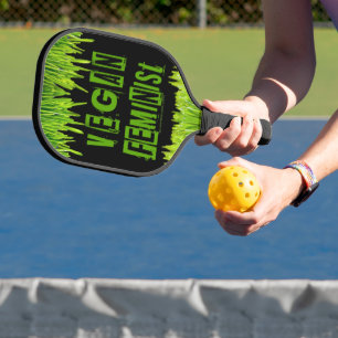 SlipperyJoe's vegane feministische aufmerksamkeits Pickleball Schläger