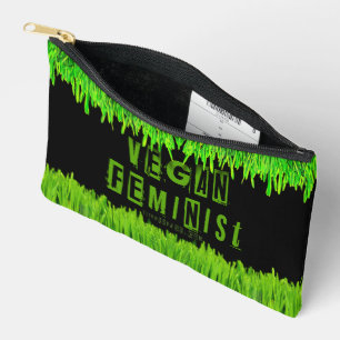 SlipperyJoe's vegane feministische aufmerksamkeits Zubehörtasche