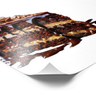 SlipperyJoe's verwöhnender mehrschichtiger Schokol Fotodruck