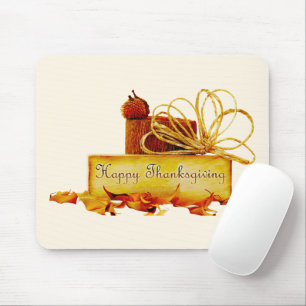 SlipperyJoe's warme festliche Thanksgiving-Stimmun Mousepad