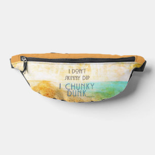 SlipperyJoe's warme idyllische Strand Szene campy Bauchtasche