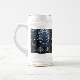 SlipperyJoes Weihnachten winterlich magisch friedl Bierglas