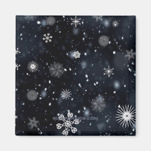 SlipperyJoes Weihnachten winterlich magisch friedl Magnet