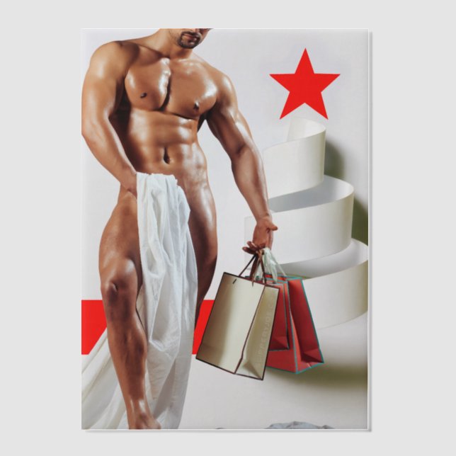 SlipperyJoe's Weihnachts-Shopping-White Paper Spir (Vorderseite)