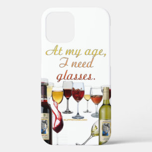 SlipperyJoe's Weingläser freche Wortspielerei rot  Case-Mate iPhone Hülle