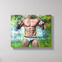 SlipperyJoe's weißer muskulöser sexy Mann Speedo s