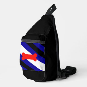 SlipperyJoes Welpen-Spiel-Stolzflagge ausdrücken K Crossbody Bag