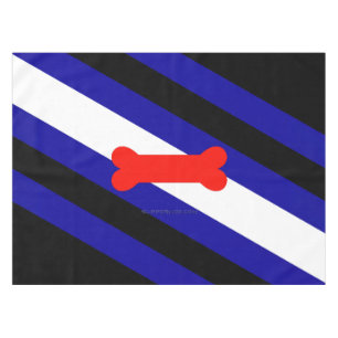 SlipperyJoes Welpen-Spiel-Stolzflagge ausdrücken K Tischdecke