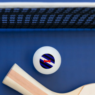 SlipperyJoes Welpen-Spiel-Stolzflagge ausdrücken K Tischtennisball