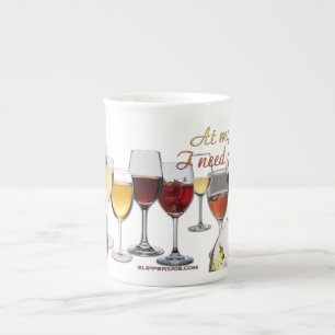 SlipperyJoe's Wine Glasses fermentierter Traubenwe Prozellantasse