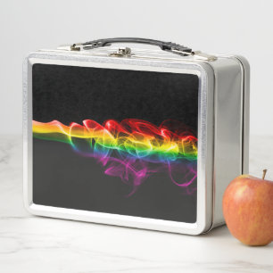 SlipperyJoe's Wolke aus Regenbogen-Energiedampf fi Metall Brotdose