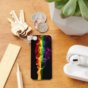 SlipperyJoe's Wolke aus Regenbogen-Energiedampf fi Schlüsselanhänger