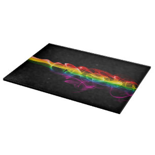 SlipperyJoe's Wolke aus Regenbogen-Energiedampf fi Schneidebrett