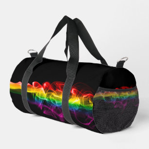 SlipperyJoes Wolke aus Regenbogen-Energiedampf fin Duffle Bag