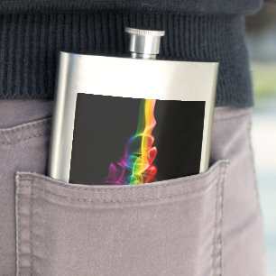 SlipperyJoes Wolke aus Regenbogen-Energiedampf fin Flachmann