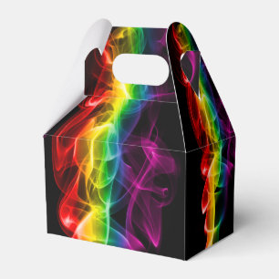 SlipperyJoes Wolke aus Regenbogen-Energiedampf fin Geschenkschachtel