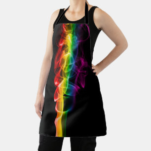 SlipperyJoes Wolke aus Regenbogen-Energiedampf fin Schürze