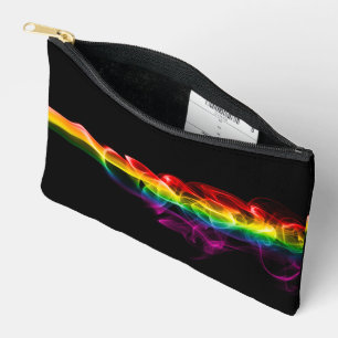 SlipperyJoes Wolke aus Regenbogen-Energiedampf fin Zubehörtasche