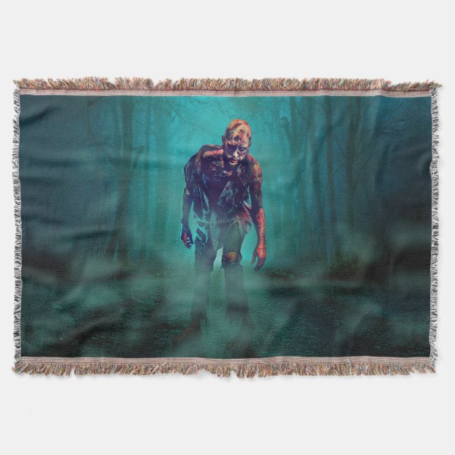 SlipperyJoe's Zombie-Wälder Halloween-Mistbäume b Decke (Vorderseite)