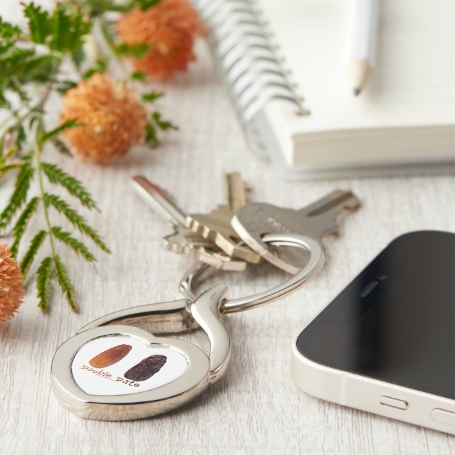 SlipperyJoe's zwei Daten mit zerknitterten Pflaume Schlüsselanhänger (Seite)