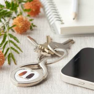 SlipperyJoe's zwei Datteln geschrumpelte runzlige  Schlüsselanhänger